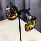 Cheetah Glow Hoop Earrings