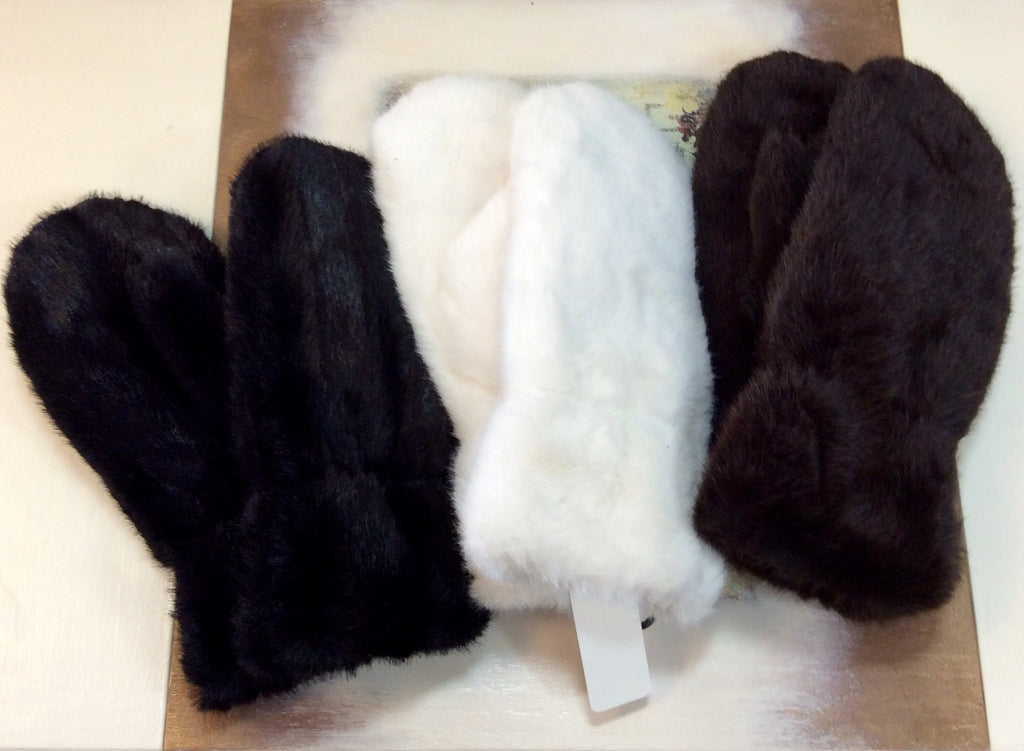Minkie Faux Fur Mitten