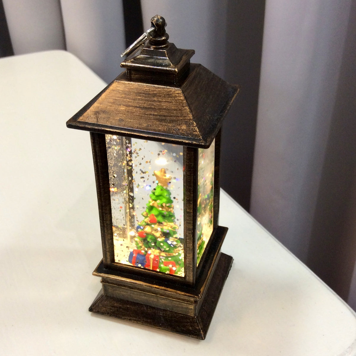 Twinkle Tree Glitter Lantern