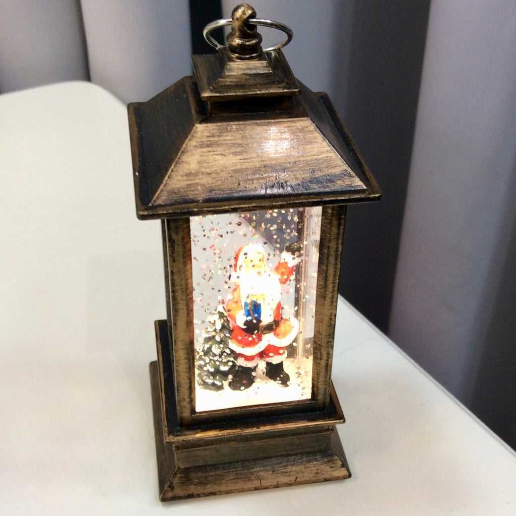 Santa's Twinkle & Glow Lantern