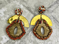 Beaded Woods Earrings