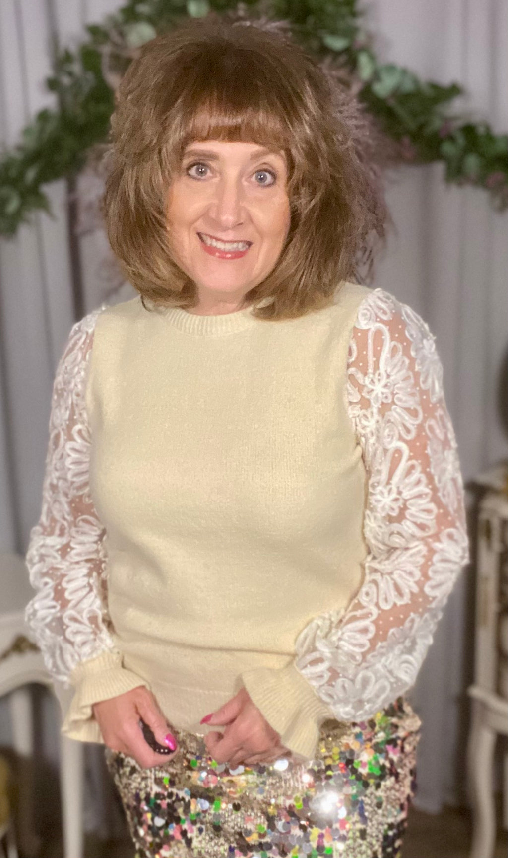 Gilded Elegance Sweater