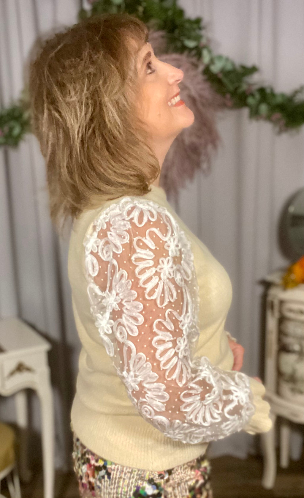 Gilded Elegance Sweater