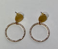 Crystal Rings Earrings