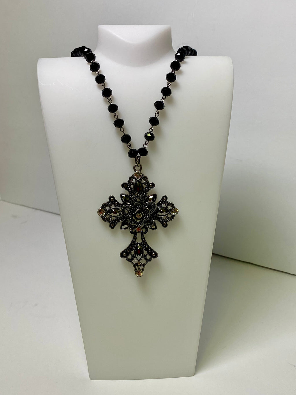 Victorian Grace Cross Necklace