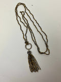 Lost and Found Trading Company Golden Twilight Tassel Necklace