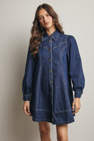Indigo Spirit Denim Dress