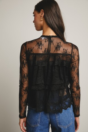 Wild Rose Mash Lace Layering Top
