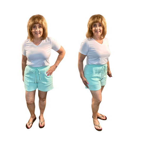 Misty Waffle Knit Lounge Short