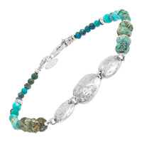 Silpada Ocean Sterling Silver Natural Turquoise Bracelet