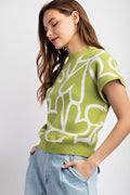 Heartfelt Mock Neck Sweater Top