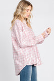 Pretty In Plaid Sequin Button Down