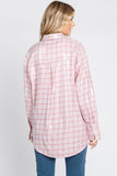 Pretty In Plaid Sequin Button Down