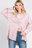 Pretty In Plaid Sequin Button Down