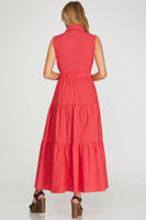 Scarlet Safari Maxi Dress