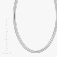 Silpada "Downtown Taste" Sterling Silver Tube Hoop Earrings