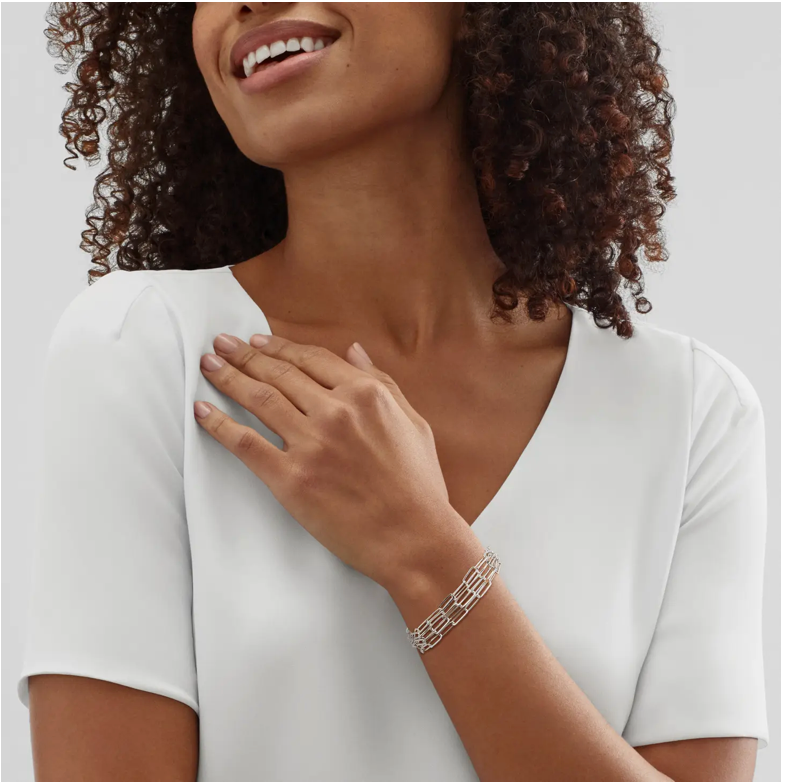 Silpada "Fun Take" Sterling Silver Bracelet