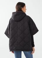 Diamond Quilted Poncho