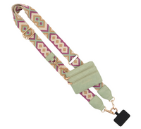 Save The Girls Clip & Go Strap With Pouch - Chevron Collection