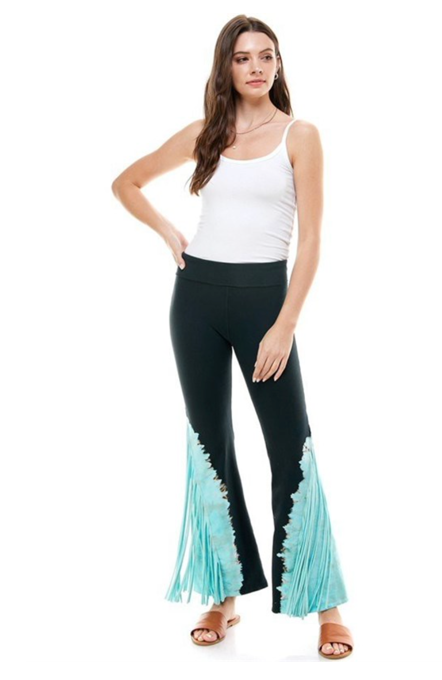 T-Party Yoga Pant Front 2 Women's Clothing