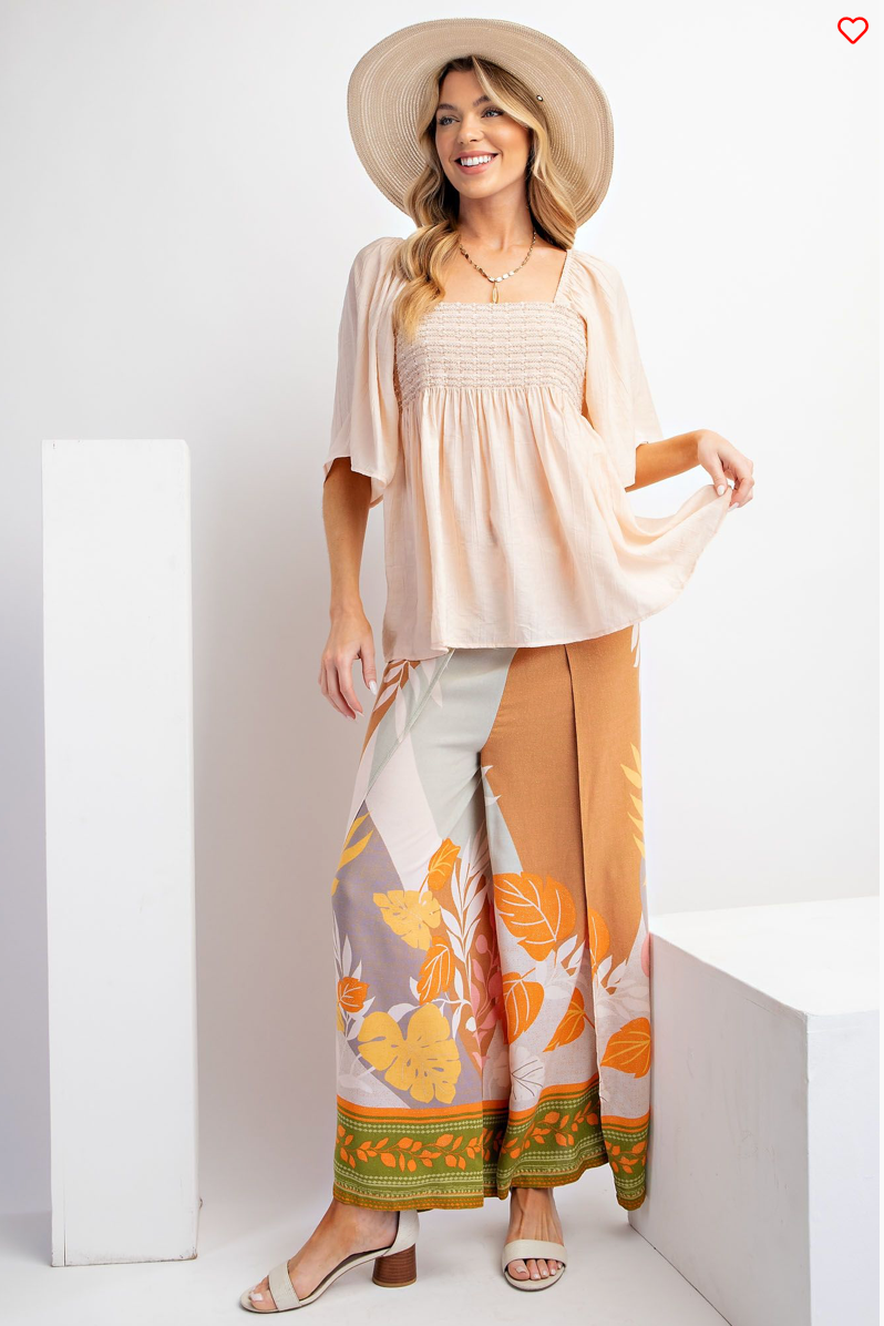 Blushing Babydoll Top