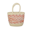 Mixed Straw Purse