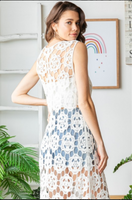 Sleeveless Crochet Dress/Vest
