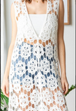 Sleeveless Crochet Dress/Vest