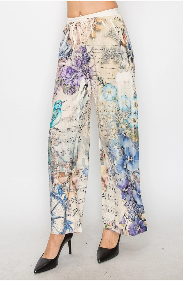 Origami Beaux Art Drawstring Pant Model Side Women's Clothing