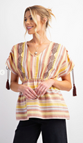 Oasis Ruched Shoulder Tunic