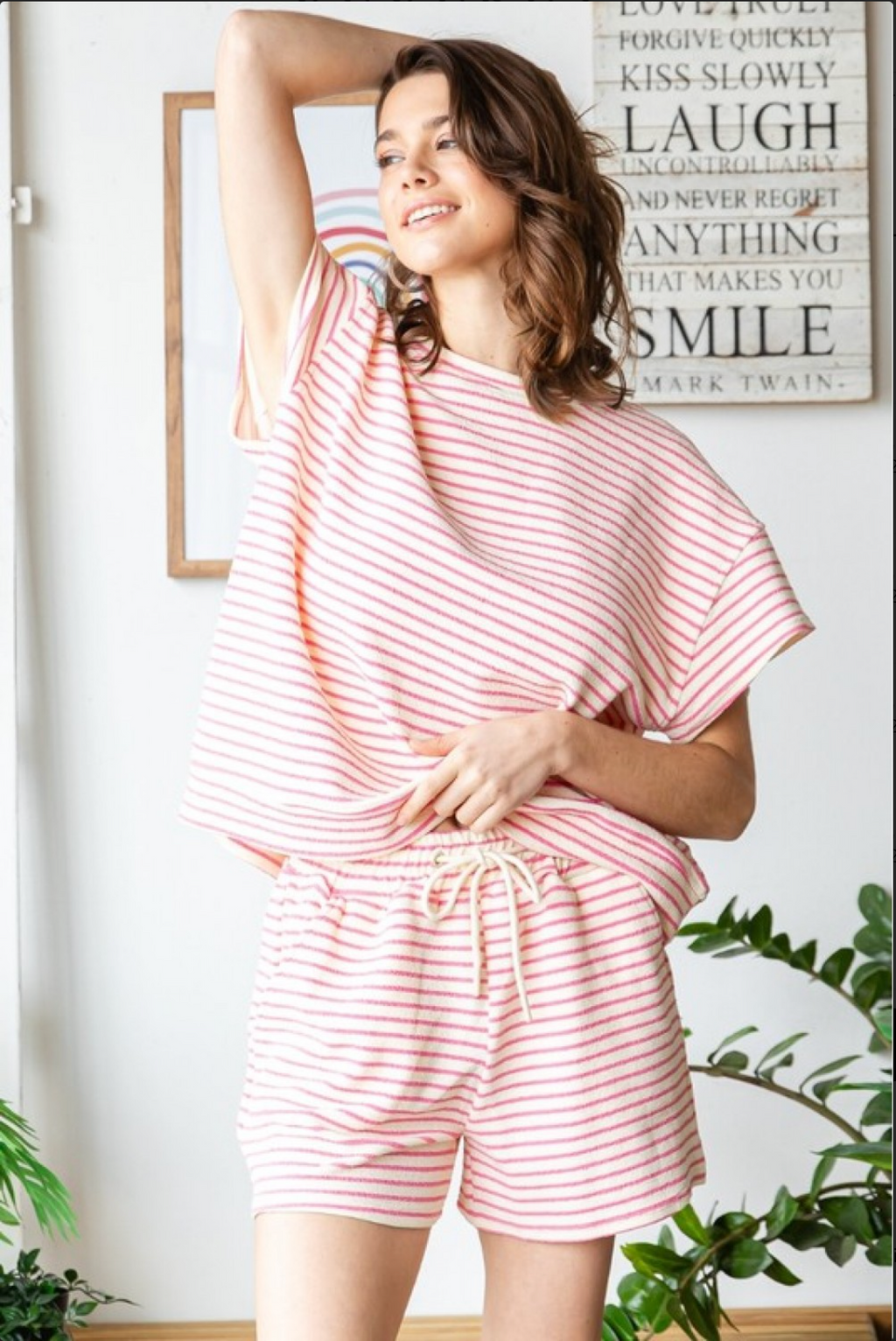 Cotton Candy Stripe Knit Top