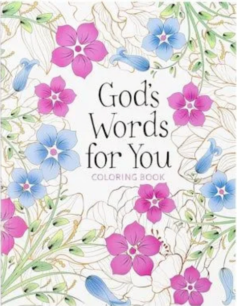 God's Words For You Adult Devotional Coloring Book