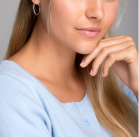 Silpada Endless Twist Hoop Earrings