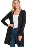 Snap Button Cardigan