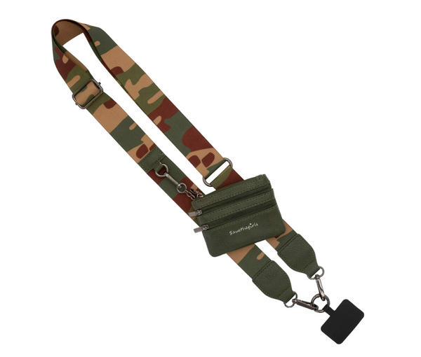 Save The Girls Clip & Go Strap With Pouch - Camo