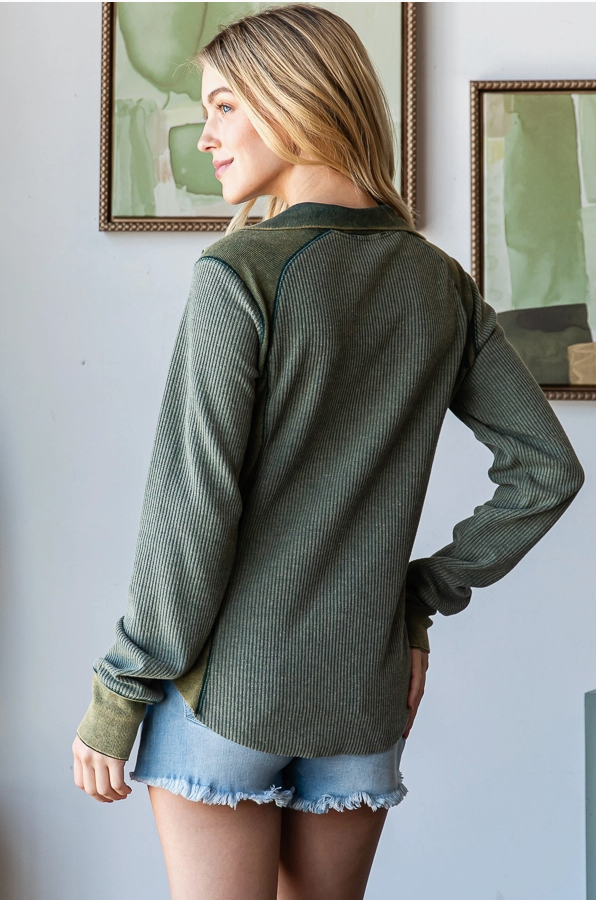 Rustic Rib Henley