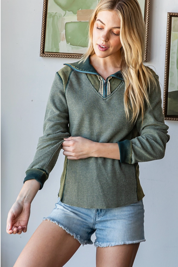 Rustic Rib Henley