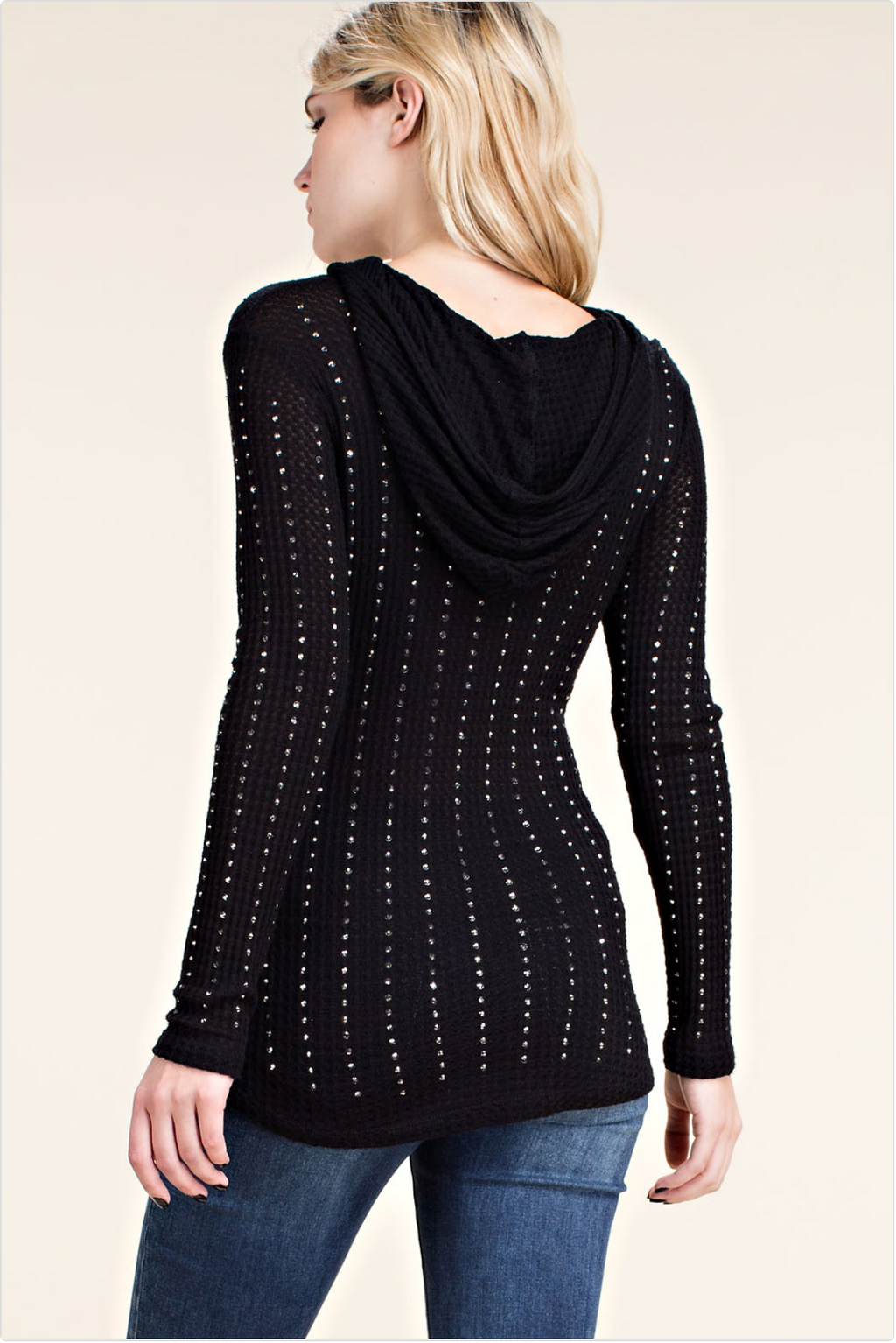 Studded Thermal Hoodie