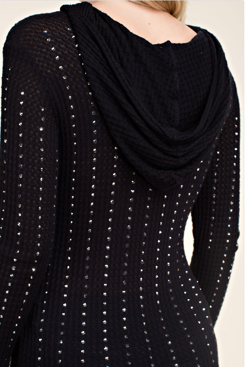 Studded Thermal Hoodie