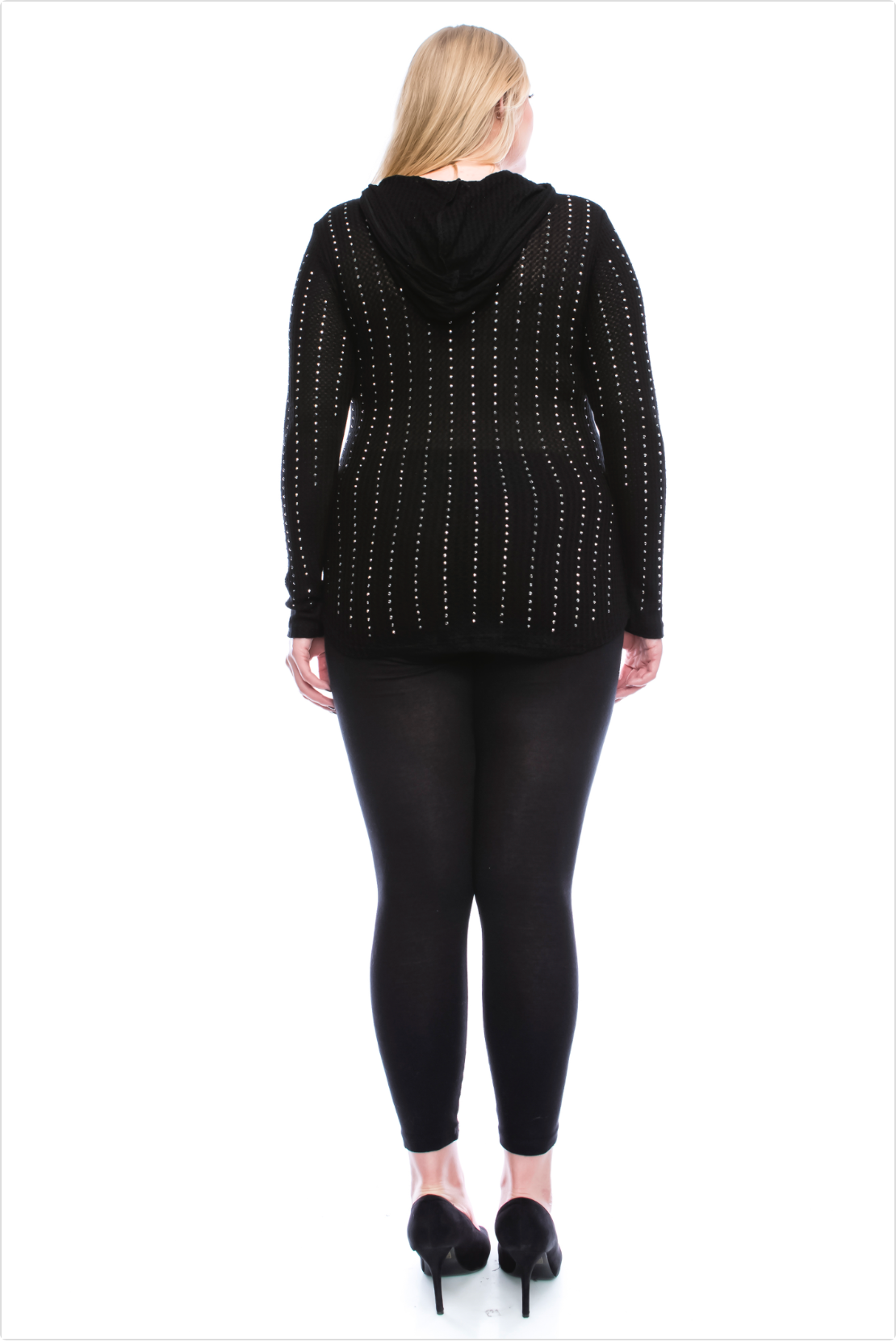 Plus Studded Thermal Hoodie
