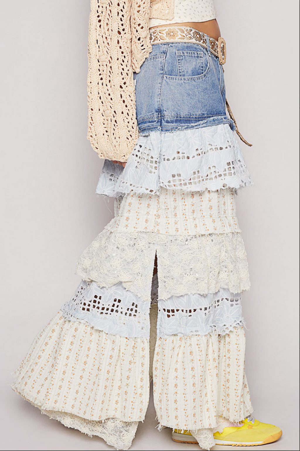 Bluebell Boho Maxi Skirt