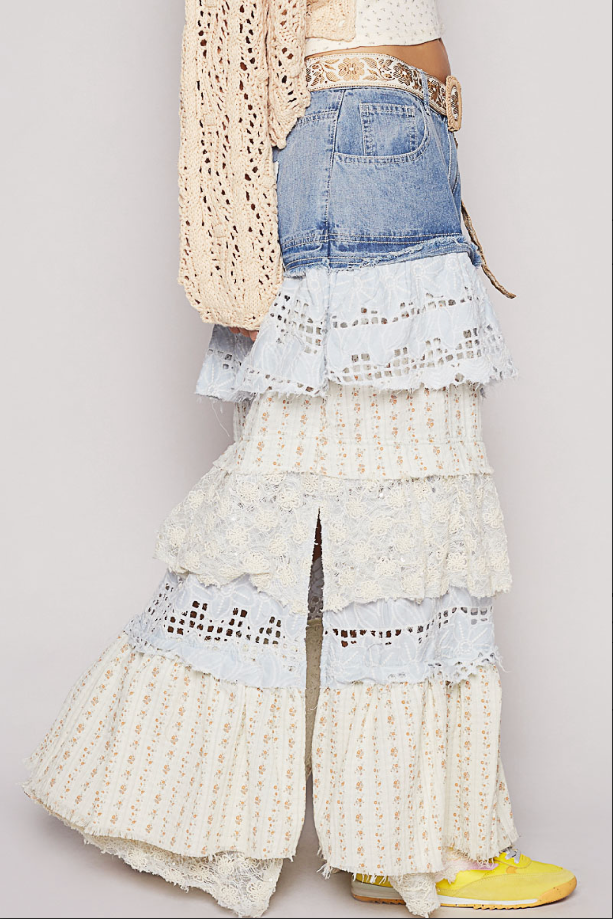 Bluebell Boho Maxi Skirt