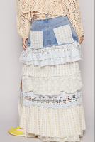 Bluebell Boho Maxi Skirt