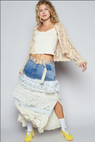 Bluebell Boho Maxi Skirt