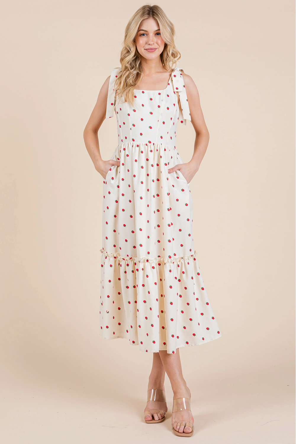 Strawberry Fields Midi Sundress