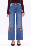 Harvest Bloom Wide Leg Jeans