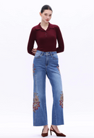 Harvest Bloom Wide Leg Jeans