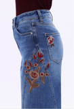 Harvest Bloom Wide Leg Jeans