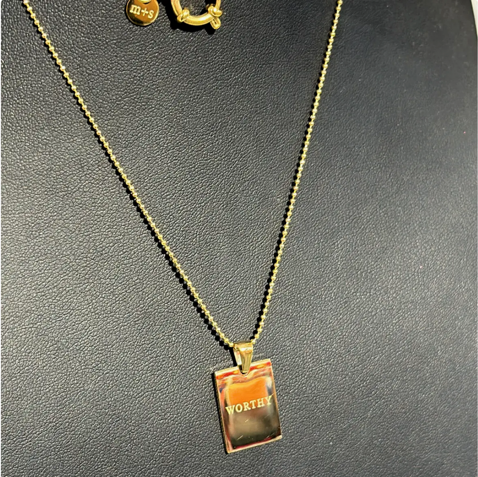 "Worthy" Empowerment Necklace
