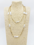 Paperclip & Pearl Harmony Necklace
